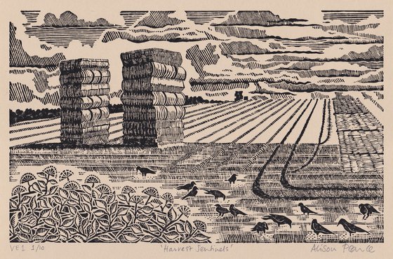 Harvest Sentinels on 'Naturel' paper