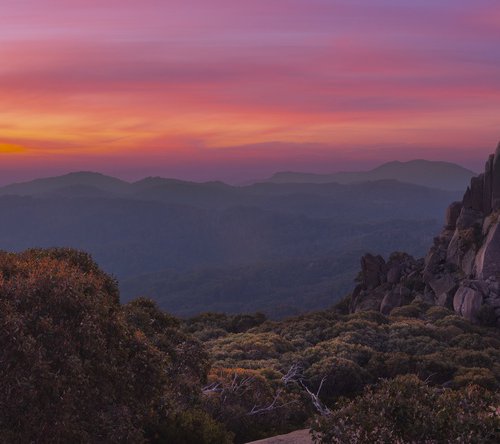 The Cathedral Mount Buffalo by Nick Psomiadis