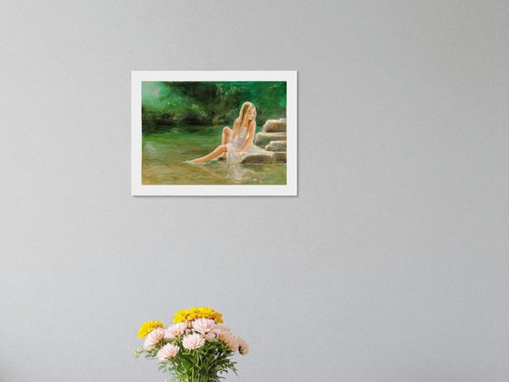 Girl on the river