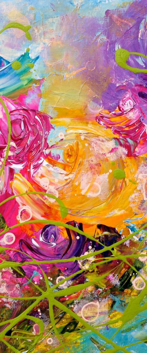 Blooming swirling Tango by Emma Sian Pritchard