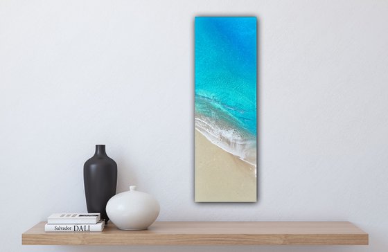 Finding balance - aerial ocean painting