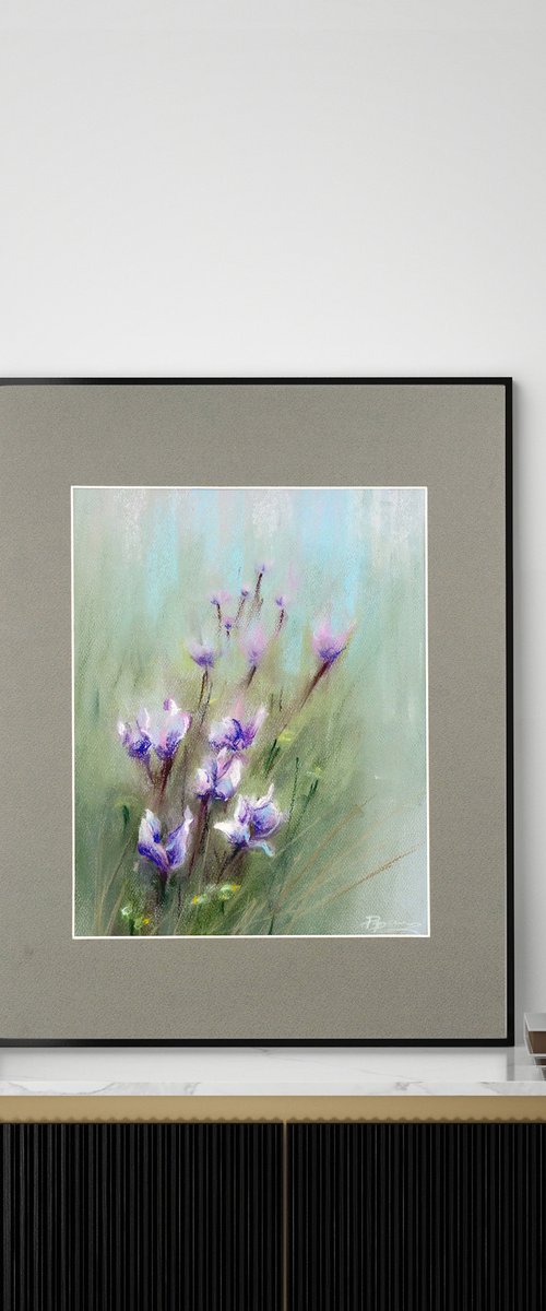 Cyclamens (soft pastel) by Olga Tchefranov (Shefranov)