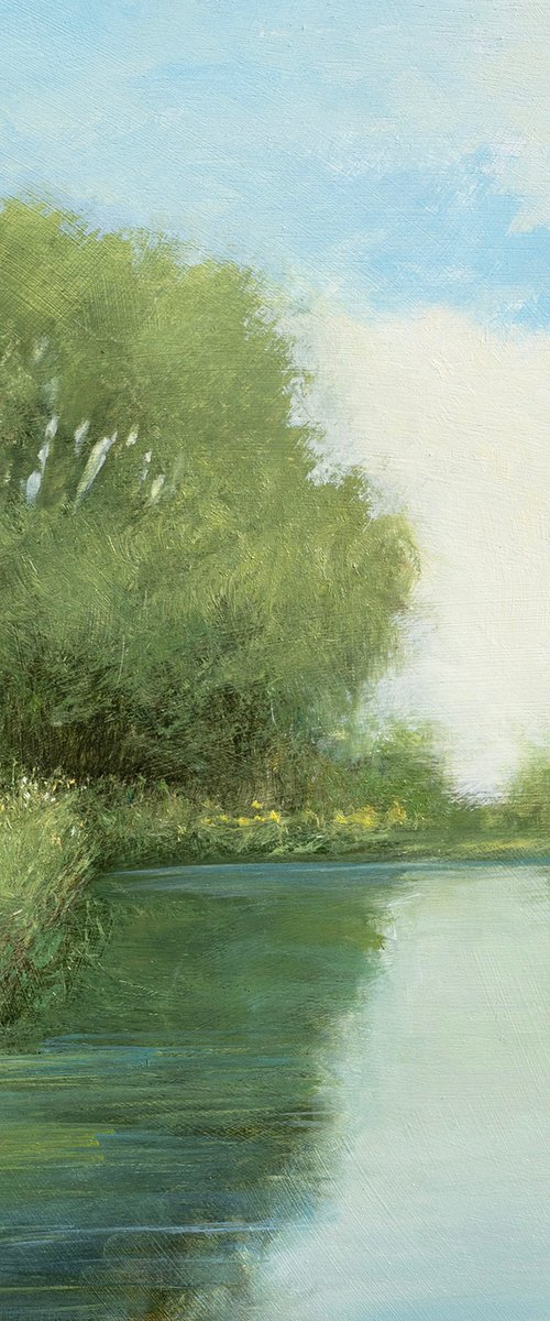 Green Reflections 250902 by Don Bishop