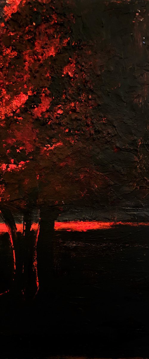 Burning Red  III by Leezee Lee ( Georgiana L. Nicolae)