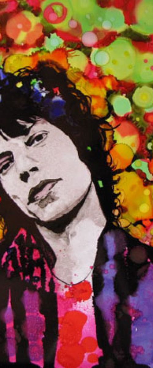"Psychedelic Mick" by Raffaella Bertolini