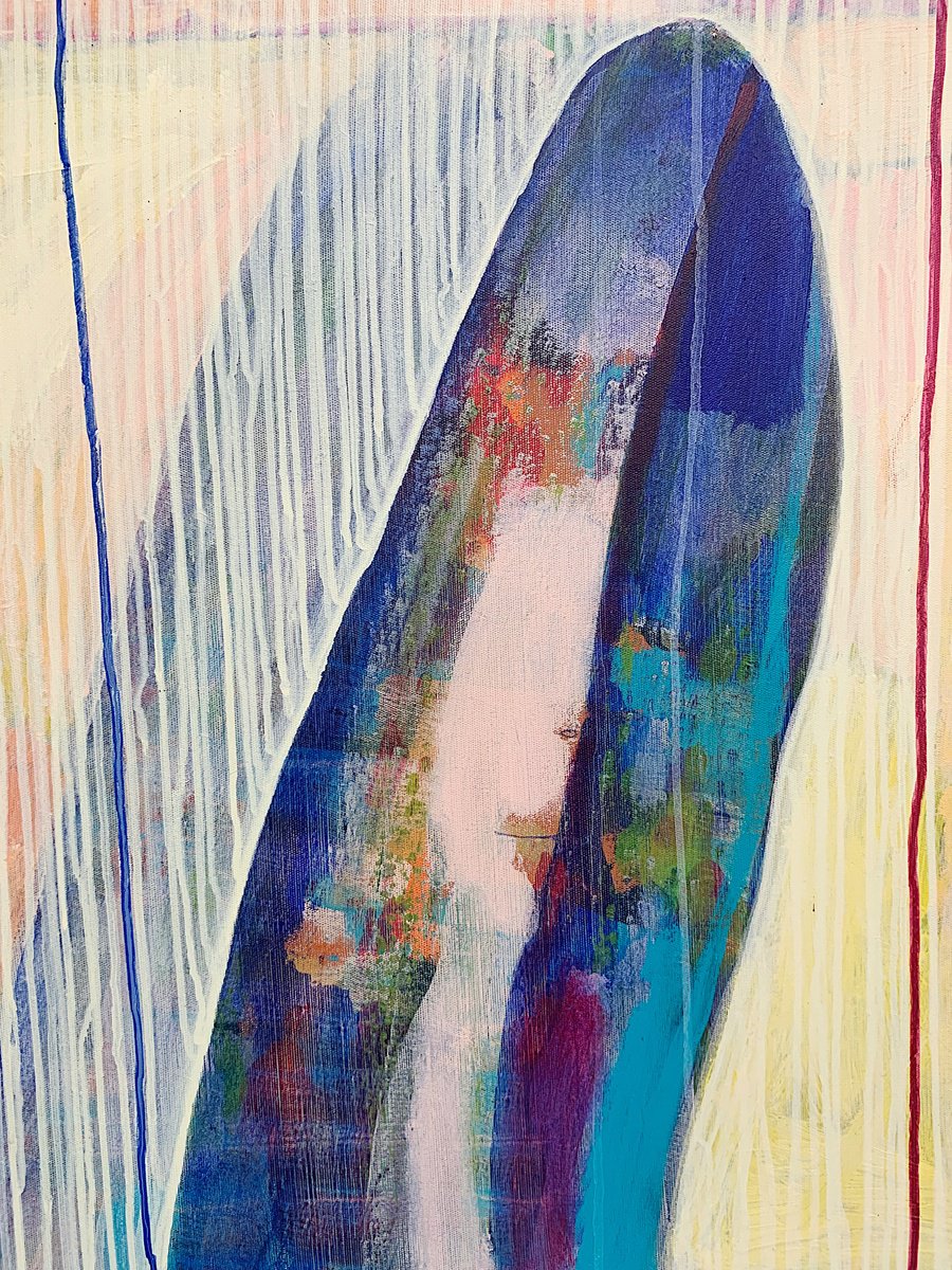 Abstract Acrylic Painting By Gago Chtchyan, 26 X 26, Glance, Original Artwork