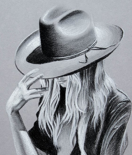 Girl in a hat