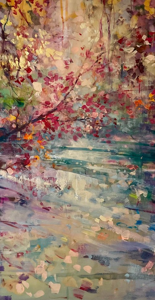 Mist Over River Twrch by Ewa Czarniecka