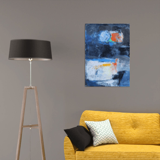 Composition with Yellow Blot