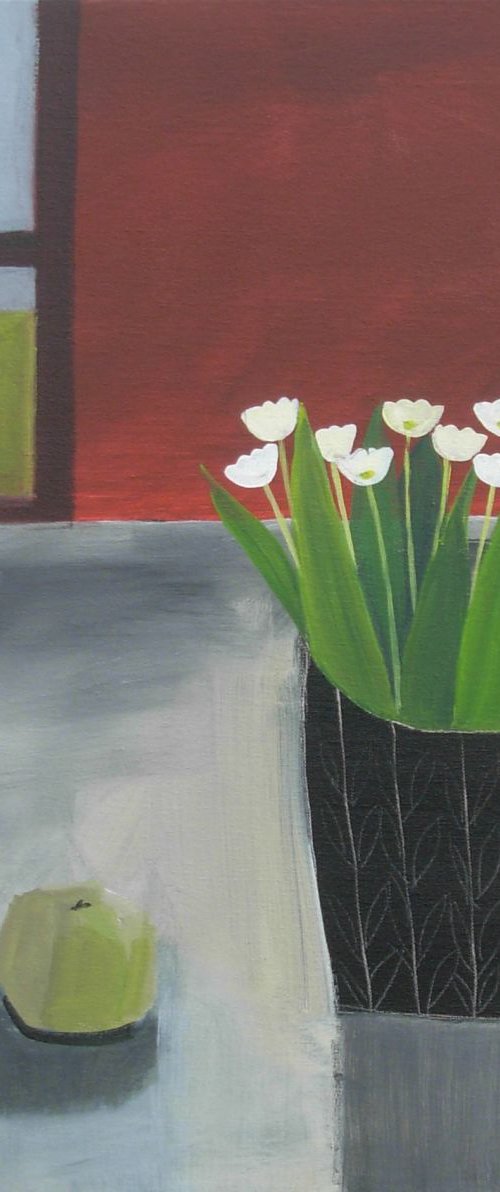 Still Life with Apples - Reserved for Monica by Jan Rippingham