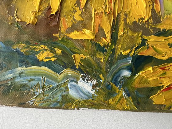 Sunflowers dark