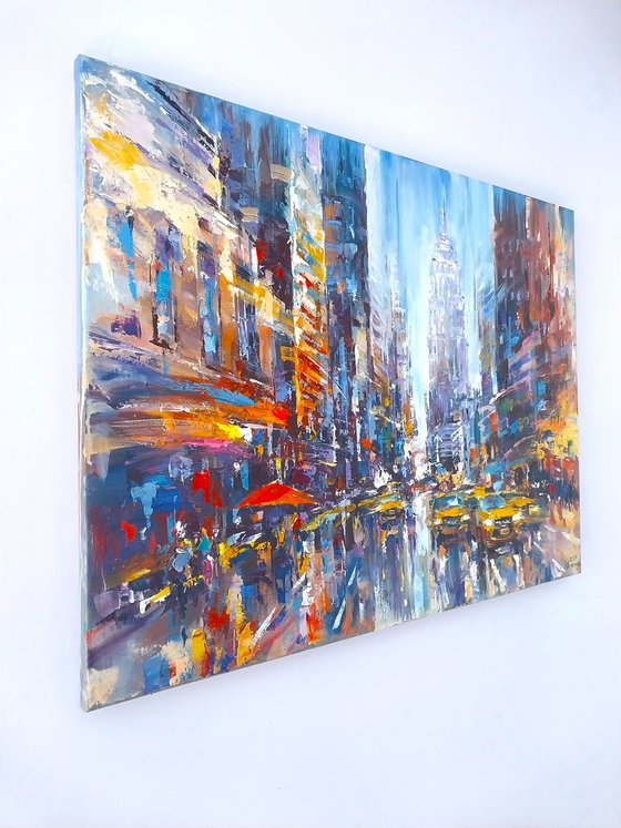 Abstract cityscape (New York)