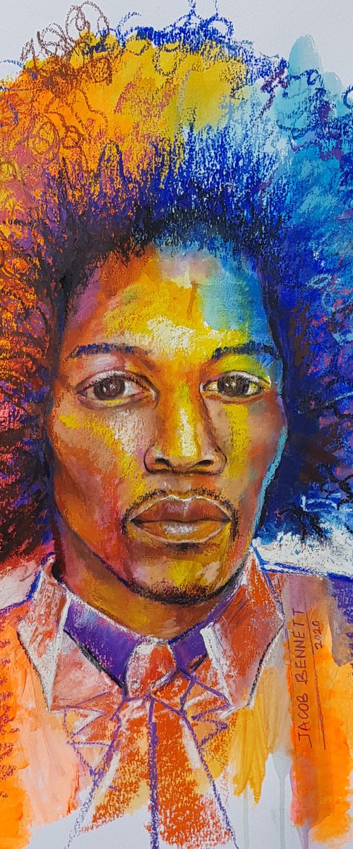 Jimi Hendrix by Jacob Bennett