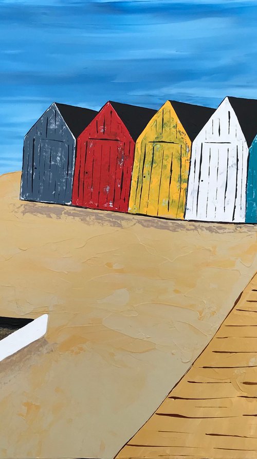 The beach huts by Cadiou Frederic