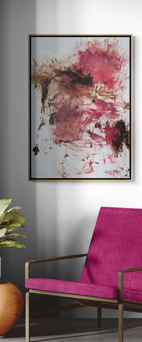 She Paints Outside the Lines No. 6 by Daniela Schweinsberg