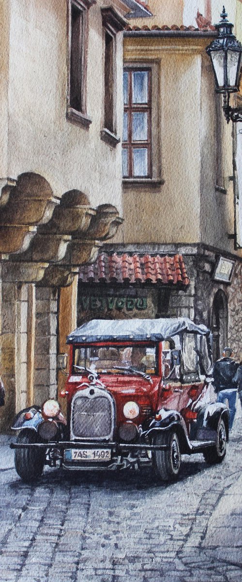 Retro cars Prague by Volodymyr Melnychuk