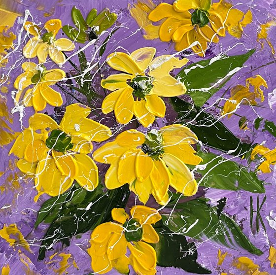 Rudbeckia Painting