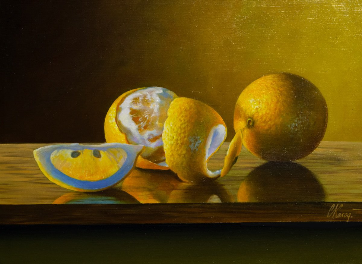 Still Life with Lemons/28 by Kolodyazhniy Sergey