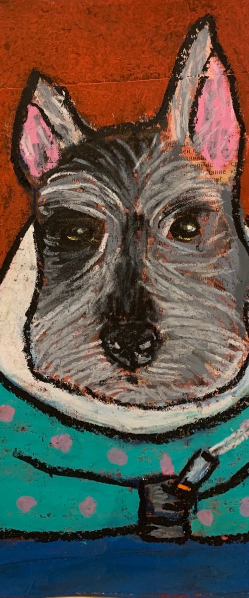 Smoking dog #67 by Pavel Kuragin