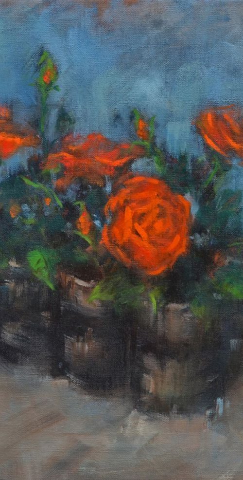 Autumn Roses by Denise Mitchell