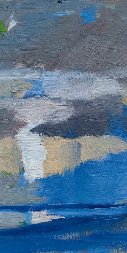 Seascape in the evening by Artstuff