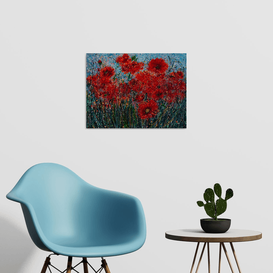 Poppy Sky  Commission
