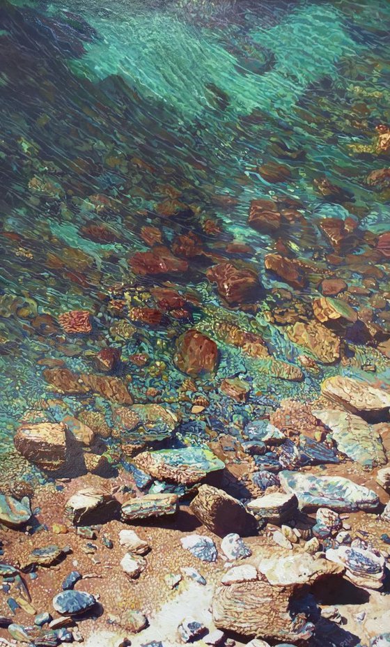 Beach study of the shallows at Mirrose