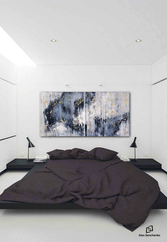 200x100cm. / abstract painting / Abstract 21108