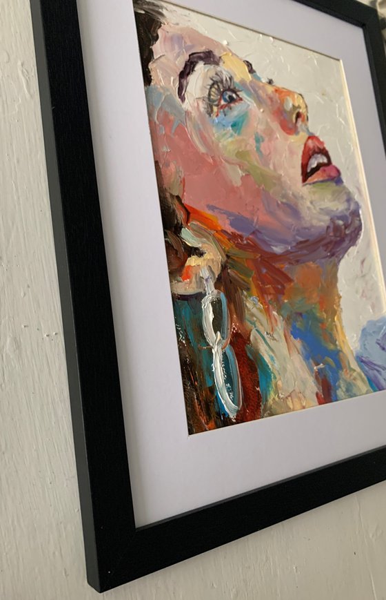Abstract woman portrait.