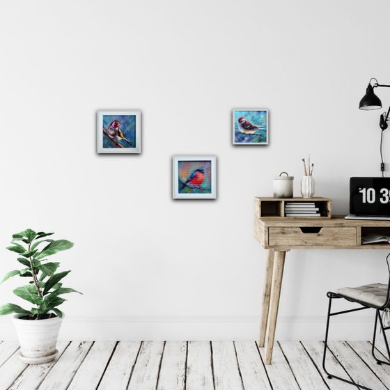 Triptych birds