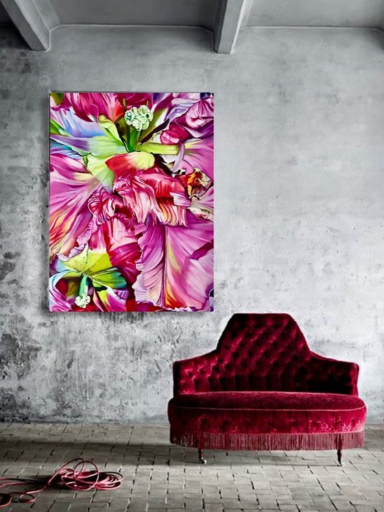 Tulips. Improvisation.