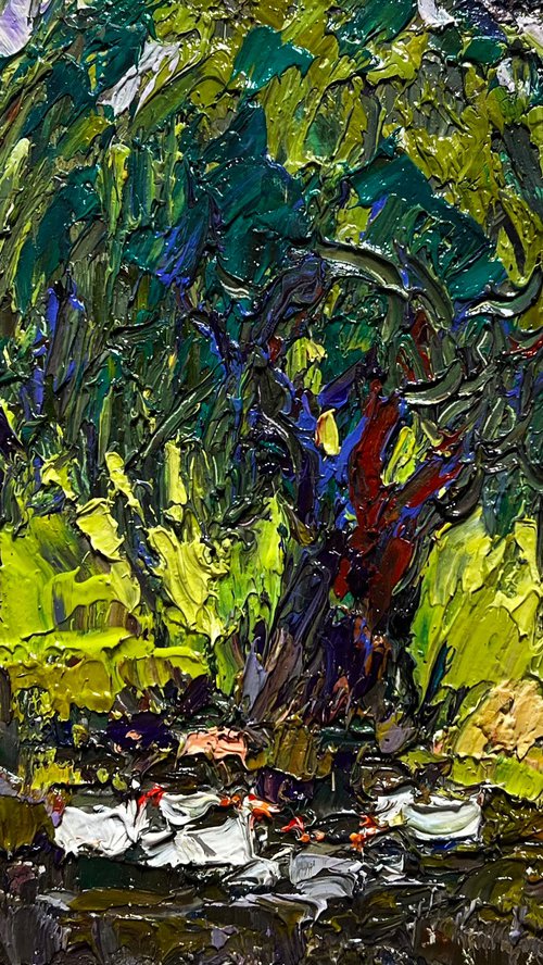 The ducks hid near the tree by Kalenyuk Alex