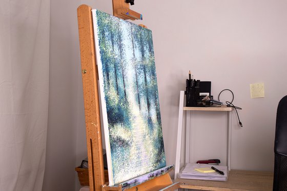 Misty Forest Trees 3