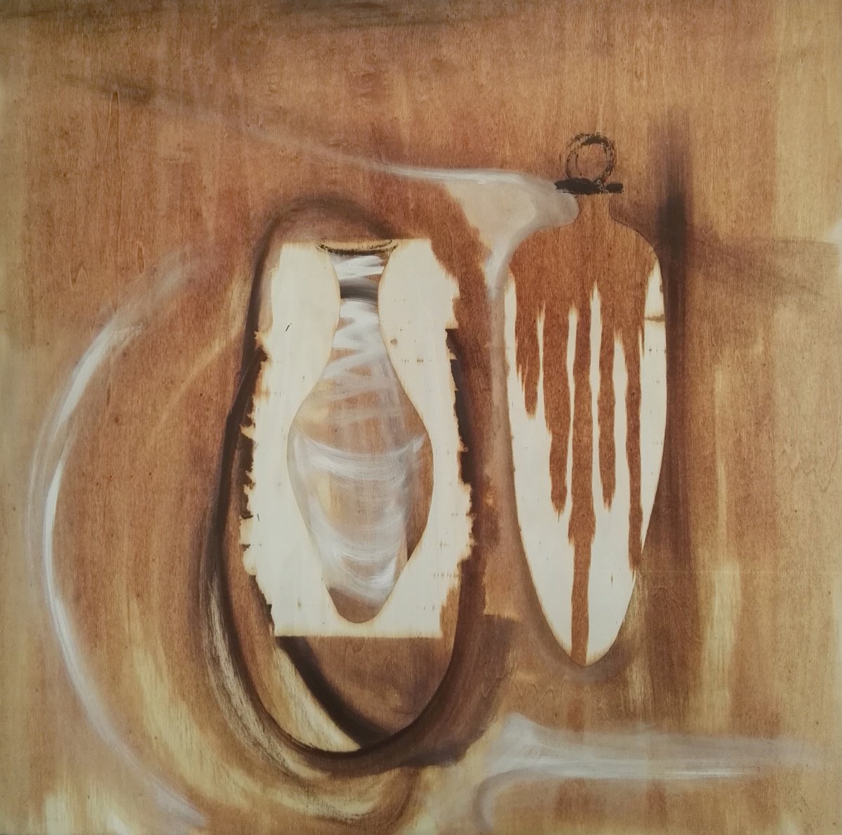 Surrealistic Acrylic Painting , Qwvju By Stefano Mazzolini, 31 X 31, Artwork For Sale On Artfinder