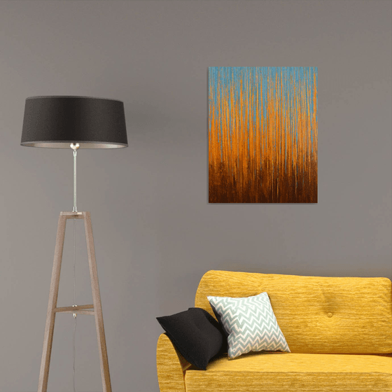 Orange & Blue - Color Field