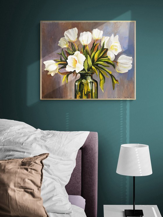 "White tulips"