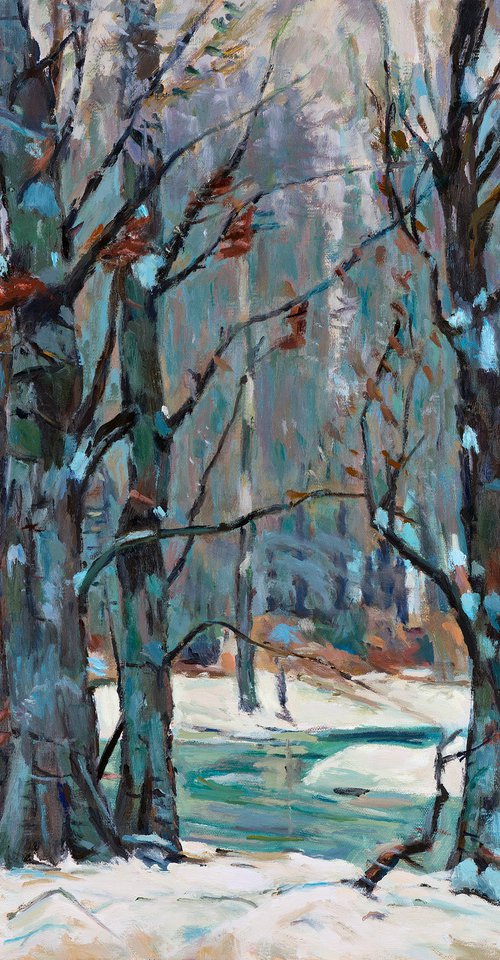 Winter Shades of Blue and Gray by Daniel Brian Fishback