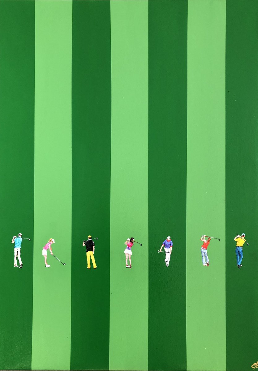 Photorealistic Portrait Acrylic Painting By Lena Smirnova, 20 X 28", Swing &Amp; Stroke #2, Original Artwork