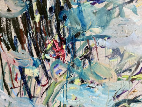 Spring pond.