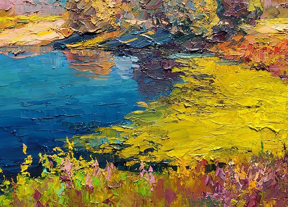 At the pond
