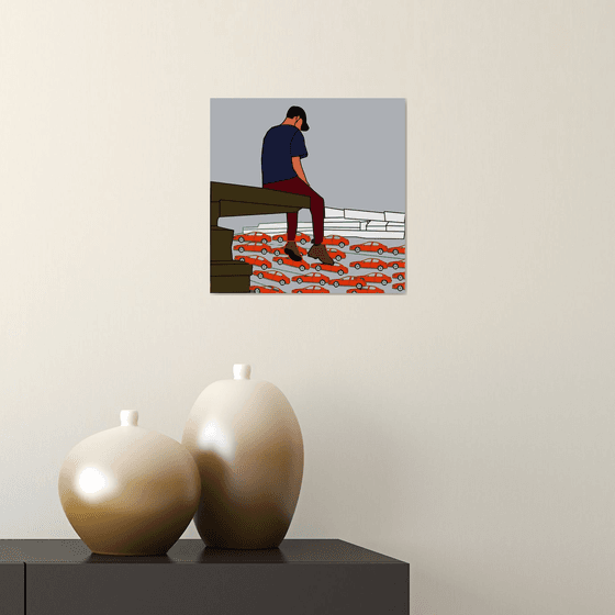 Race - Above sofa wall art