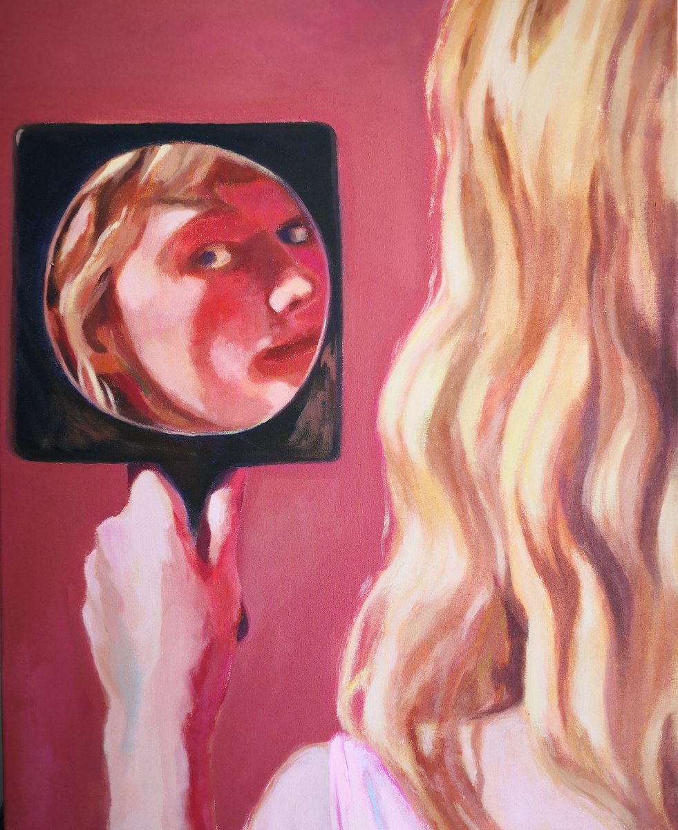 Blond in Mirror by Anyck Alvarez Kerloch