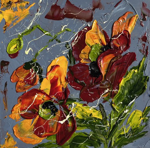 Poppies by Halyna Kirichenko