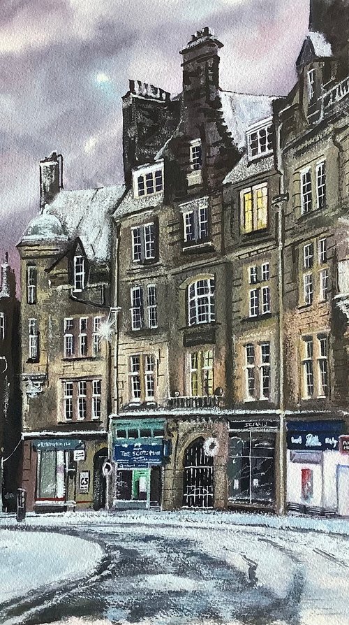 Edinburgh winter by Darren Carey
