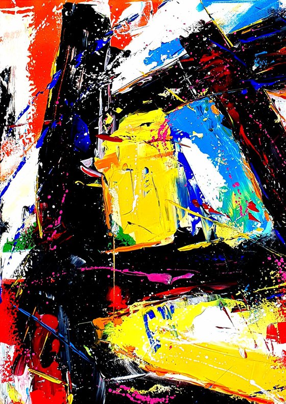 Abstract composition, Crash