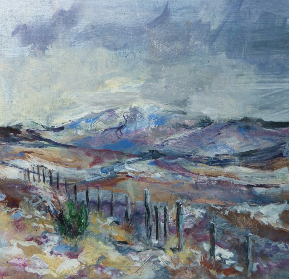 Scottish moors and hills near Pitlochry by Claire Williamson