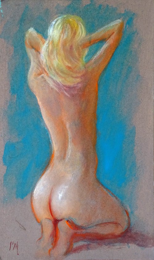 Backview nude (study) by Isabel Mahe