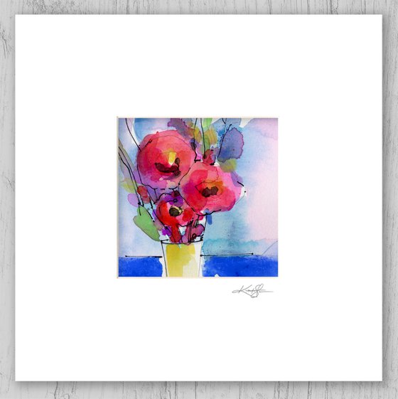 Flowers 29 - Flower Painting by Kathy Morton Stanion