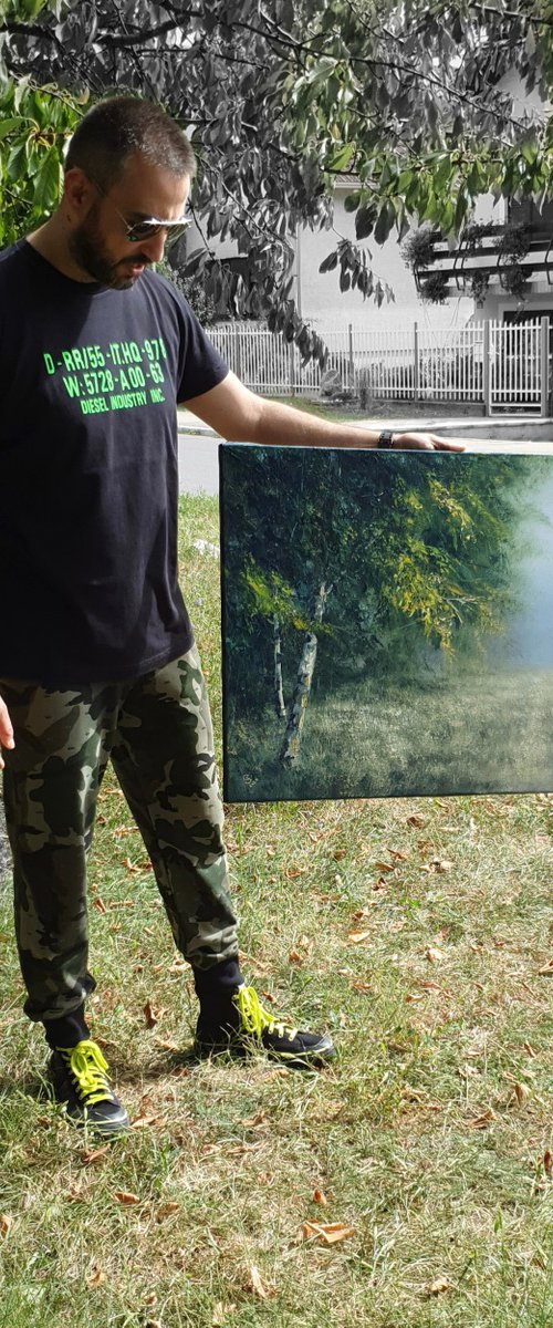 " Light Green in Misty Veil " by Ivan  Grozdanovski