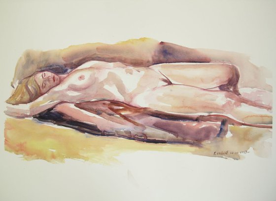 reclining female nude